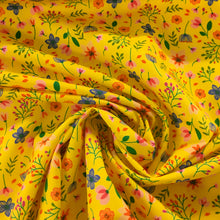 Load image into Gallery viewer, Floral Poplin Print Yellow