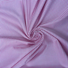 Load image into Gallery viewer, Pale pink 1/8” 3mm Yarn Dyed Cotton Gingham