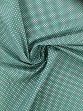 Load image into Gallery viewer, Ice Green Spot Poplin Print