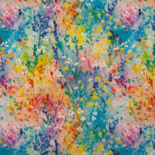 Load image into Gallery viewer, Cotton Poplin Floral Watercolour