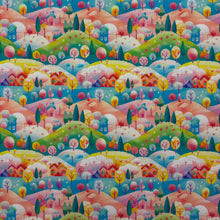 Load image into Gallery viewer, Cotton Poplin Candy Countryside