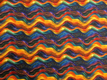 Load image into Gallery viewer, Groovy Waves polycotton print
