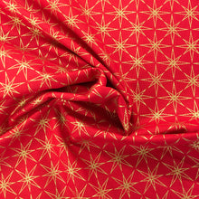 Load image into Gallery viewer, Xmas Stars Red- Christmas Print 🎄