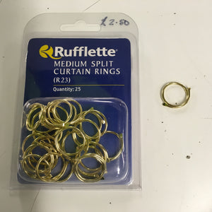 Brass split rings