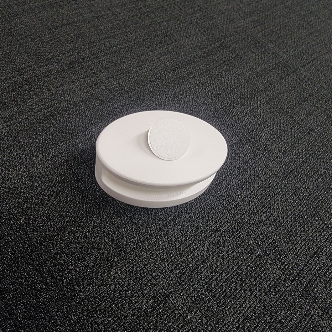 White Plastic Child Safety Cleat for Chain/Cord Louvolite