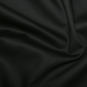 Black Polycotton Gaberdine