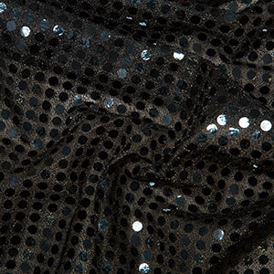 Black 6mm Sequins