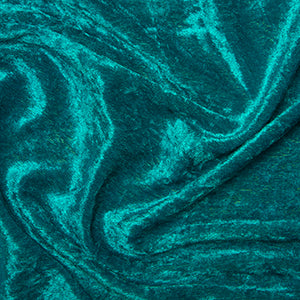 Turquoise Crush Velour