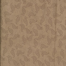 Load image into Gallery viewer, Beige Paisley Scuba Suede