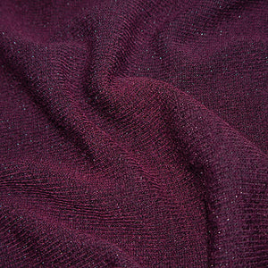 Burgundy Sparkle Knit