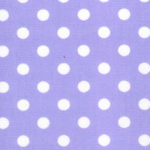Lilac Cotton Poplin - Spots 30mm