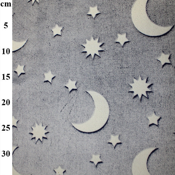 Glow in the Dark Navy Stars Fleece