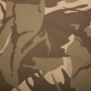 Desert Camouflauge - Cotton Drill