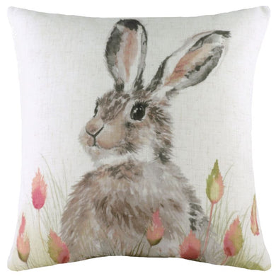 Hedgerow Hare Cushion