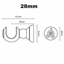 Load image into Gallery viewer, Honister Wood Pole with Rings - SBFabrics