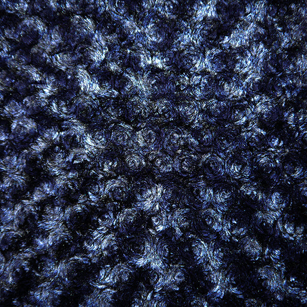 Navy Metallic Fur