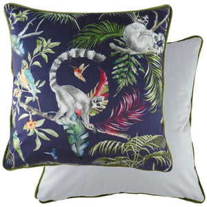 Piped Jungle Lemurs Cushion