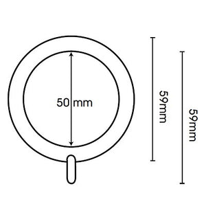 Neo Original Metal Poles with Rings - SBFabrics