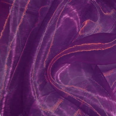 Red/Purple Two Tone Organza