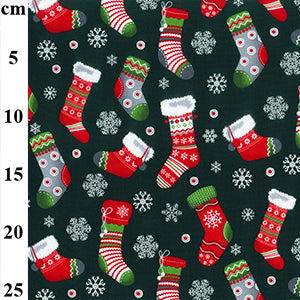 Green Stockings - Christmas Print