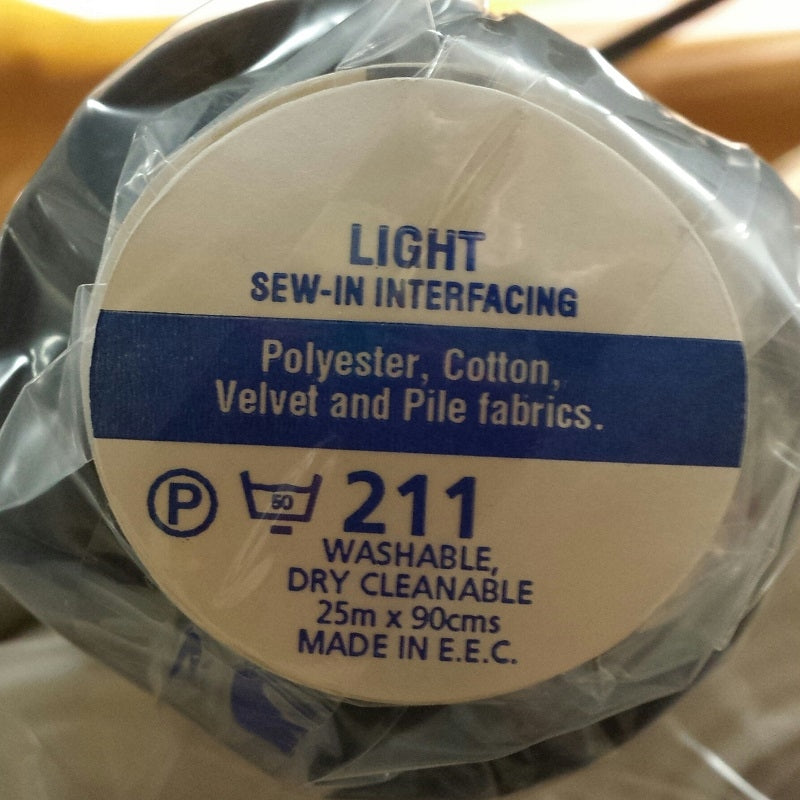 Charcoal Sew-in Interfacing Light V211