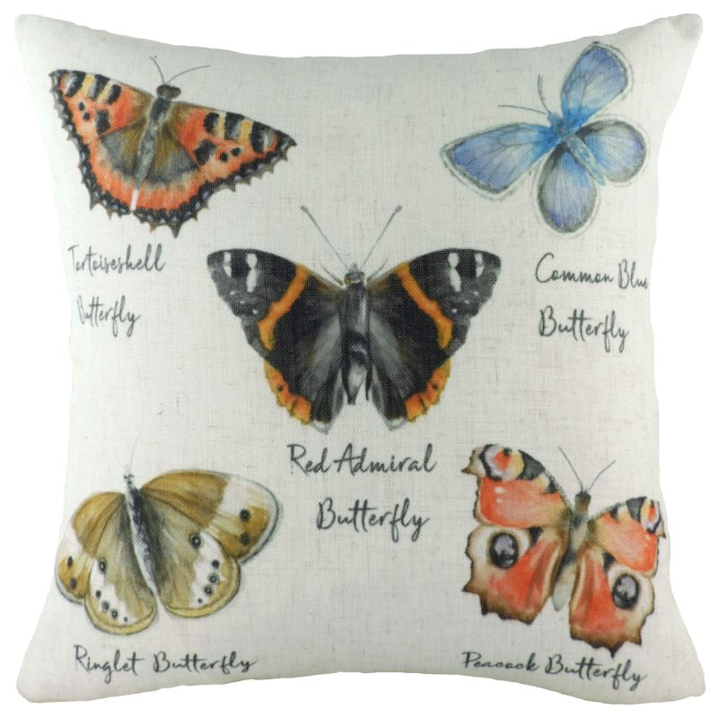 Species Butterflies Cushion