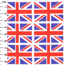 Load image into Gallery viewer, Union Jacks allover Cotton Poplin