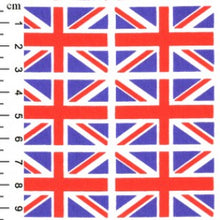 Load image into Gallery viewer, Union Jacks allover Cotton Poplin