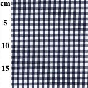 Navy 1/8" Checks Gingham