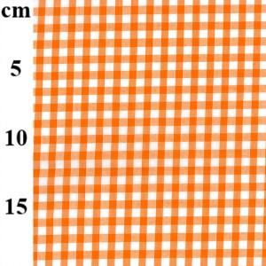 Orange 1/4" Checks Gingham