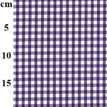 Load image into Gallery viewer, Purple 1/4&quot; Checks Gingham