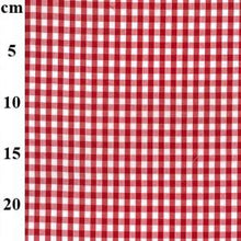 Load image into Gallery viewer, Red 1/4&quot; Checks Gingham