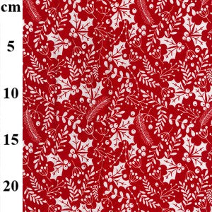 Red Holly - Christmas Print