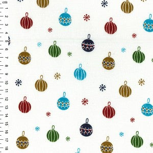 White Baubles - Christmas Print 🎄
