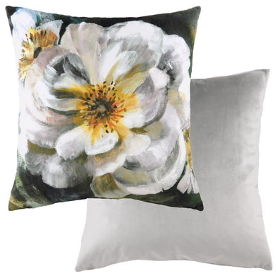 Winter Florals English Rose Cushion