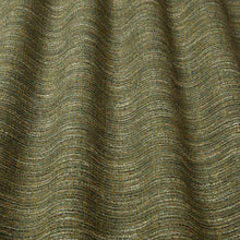 Load image into Gallery viewer, mixed cross stitched green thick curtain fabric
