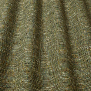 mixed cross stitched green thick curtain fabric