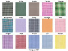 Load image into Gallery viewer, Red 1/8&quot; Checks Gingham