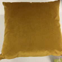 Load image into Gallery viewer, Flourish Leaf Ochre Cushion