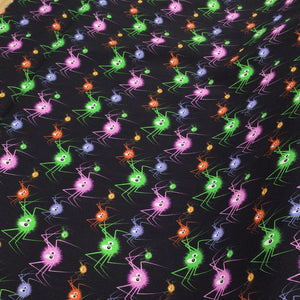 Spooky Spiders Cotton Print
