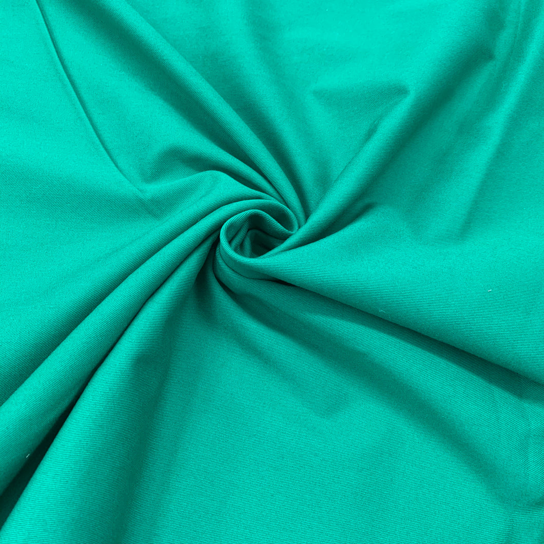 Bright Emerald Polycotton Drill