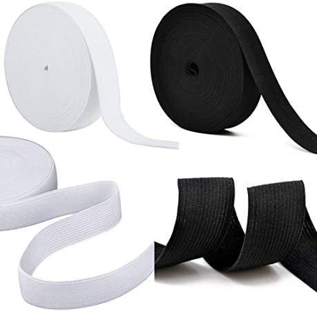 Black Round 1mm Hat Elastic