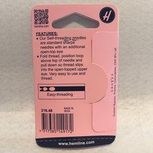 Load image into Gallery viewer, 4/8  easy threading Hemline Hand Needles