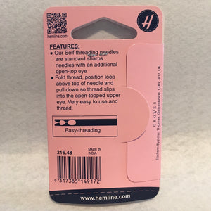 4/8  easy threading Hemline Hand Needles