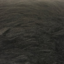 Load image into Gallery viewer, Black Long Hair Fur Fabric