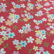 Load image into Gallery viewer, Pink Daisy Cotton Poplin
