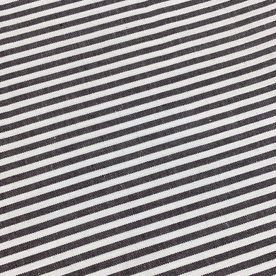 Yarn Dyed Stripe Black