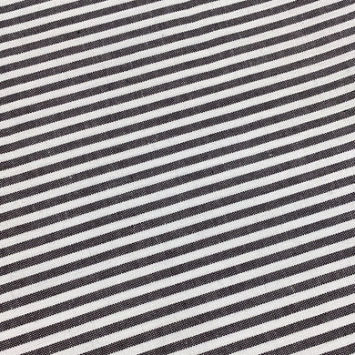 Yarn Dyed Stripe Black