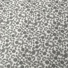Load image into Gallery viewer, Doodle design Cotton Poplin Black/ White