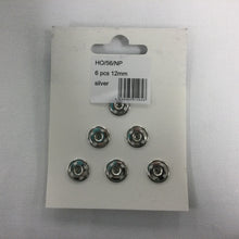 Load image into Gallery viewer, 12mm Nickel Plated Snap Fasteners